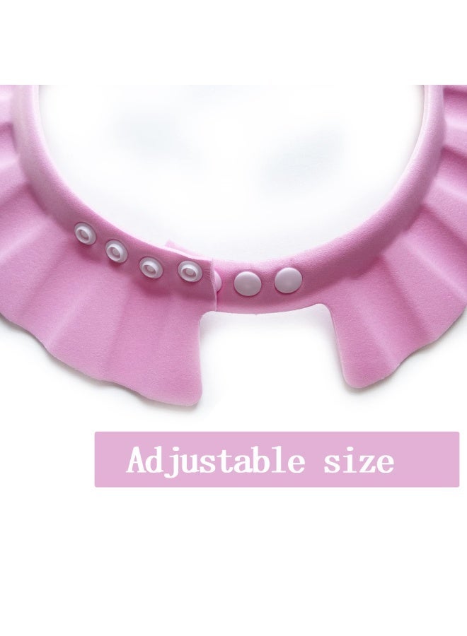 Soft and adjustable baby shower cap for washing hair and bathing; protective shower cap for toddlers, babies, and children. - Image 2